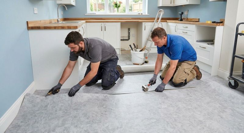 Sheet Linoleum Installation in Grandview, MO