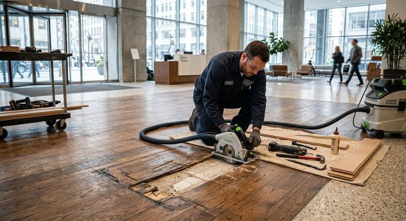 Our team working on Flooring Service projects in Shawnee, KS