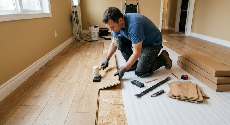 Laminate Floor Installation in Leavenworth, KS