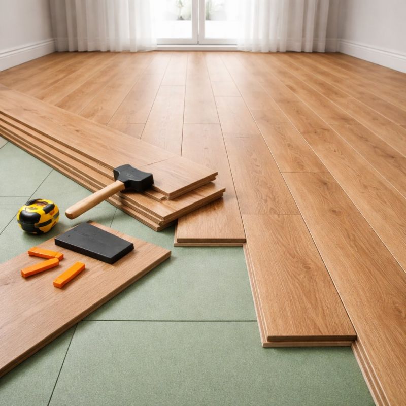 Laminate Floor Installation in Mission, KS