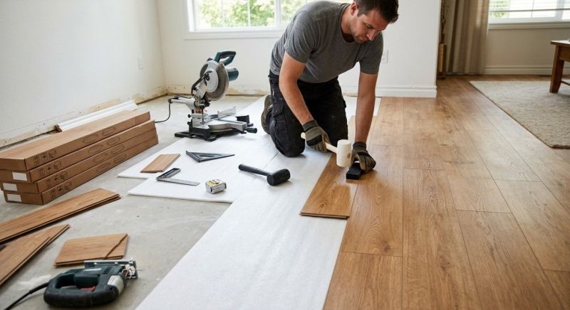 Laminate Floor Remodeling in Shawnee, KS