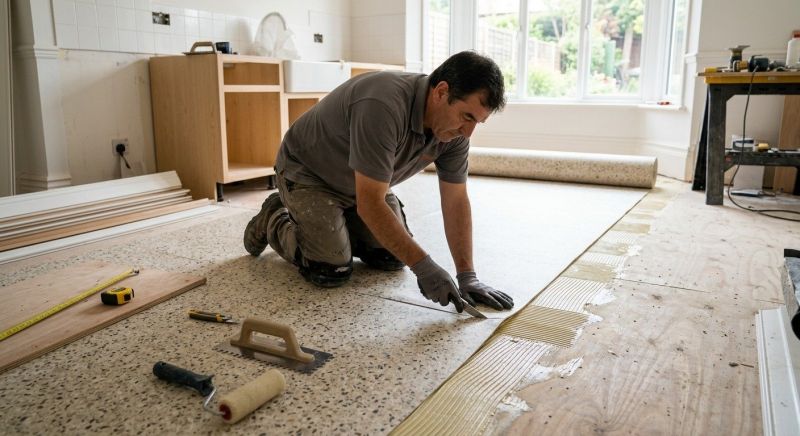 Linoleum Floor Installation in Basehor, KS