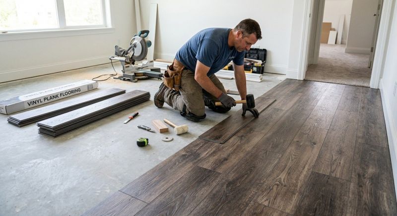 Linoleum Floor Installation in Johnson County, KS