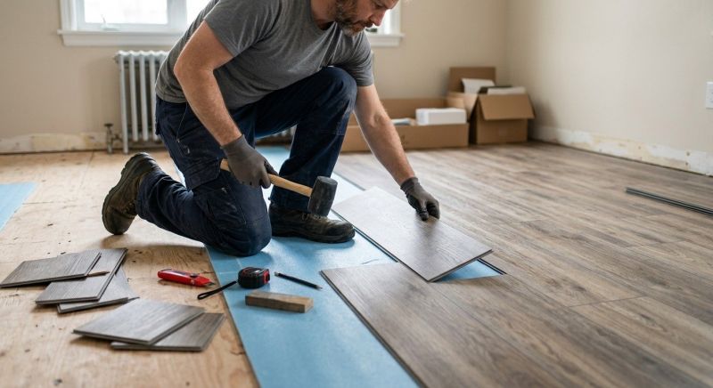 Linoleum Floor Installation in Lenexa, KS