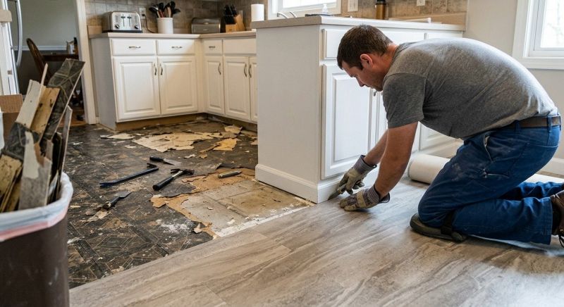 Linoleum Floor Installation in Liberty, MO