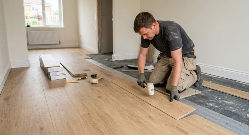 Linoleum Floor Installation in Mission, KS