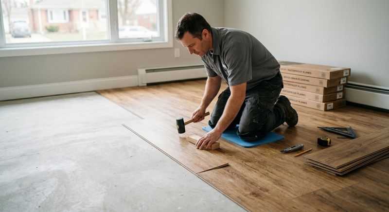 Linoleum Floor Installation in Platte County, MO