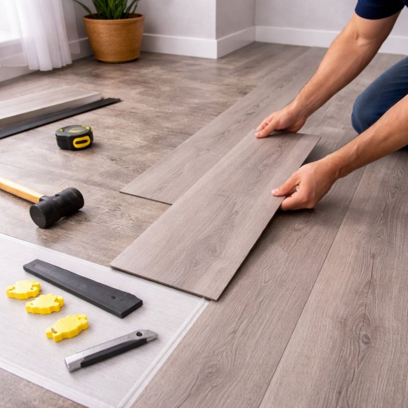 Luxury Vinyl Tile Installation in Lansing, KS