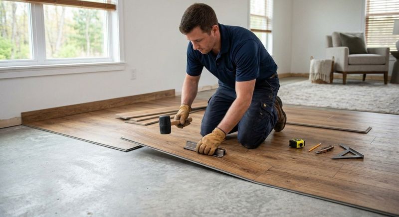 Luxury Vinyl Tile Installation in Shawnee, KS