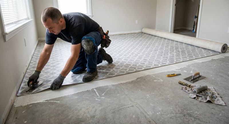 Sheet Flooring Installation in Gardner, KS