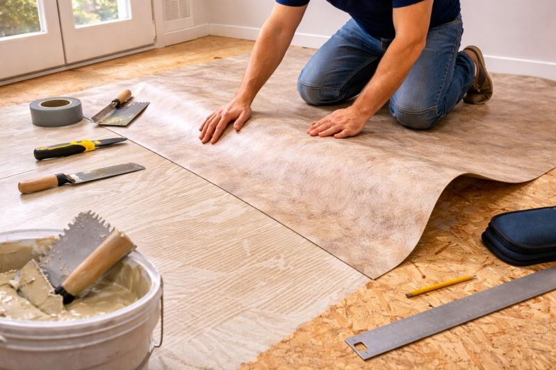 Sheet Flooring Installation in Lansing, KS