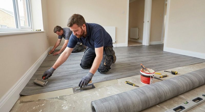 Sheet Linoleum Installation in Basehor, KS