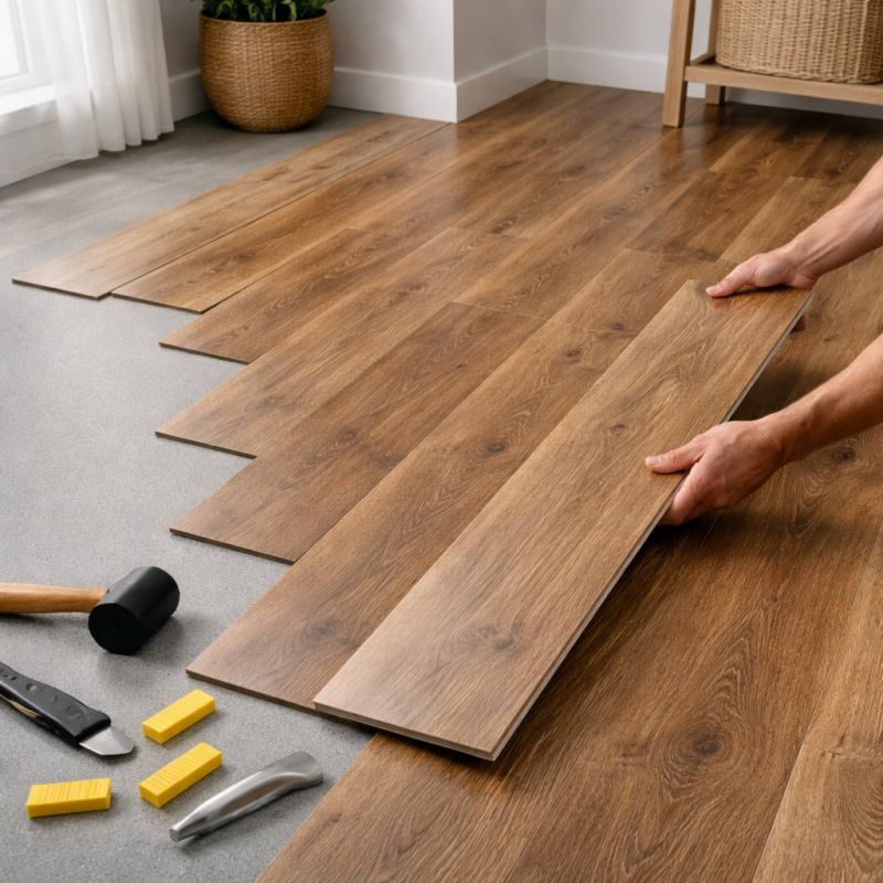 Vinyl Plank Floor Installation in Shawnee, KS