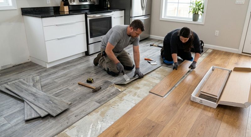 Vinyl Tile Replacement in Shawnee, KS